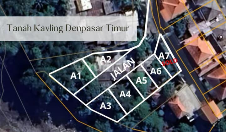 For Sale - Tanah Kavling Strategis Seka Rtunjung Gatsu Timur Denpasar