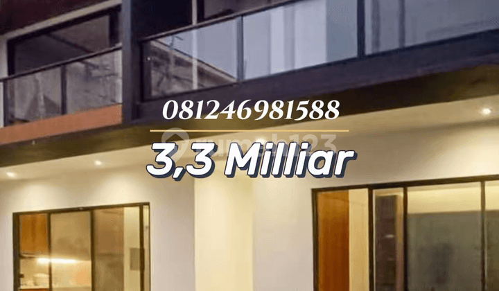 Brand New Villa Modern - 50 Meter Dari Jalan Raya Pantai Nyanyi