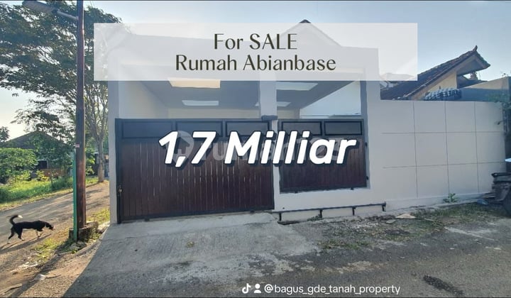 Rumah Nyaman Di Kawasan Abianbase - Siap Huni & Lingkungan Strategis