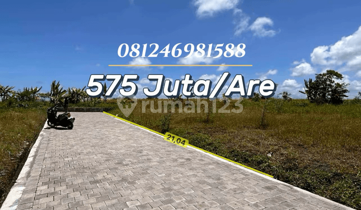 For Sale Tanah Strategis View Sawah Jalur Hijau Dekat Tanah Lot