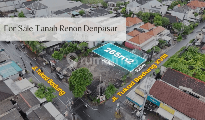 For Sale Prime Strategic Land Renon - 8 Meter Access, Ready to Build