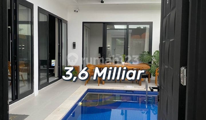 Brand New Villa Modern Dekat Pantai Saba – Siap Huni, View Sawah Asri