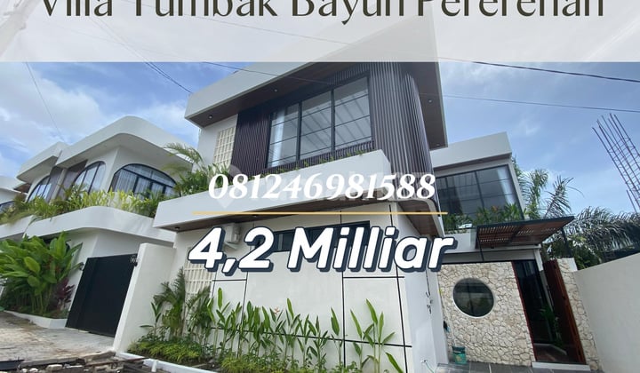 Brand New Tropical Modern Villa - Prime Area Pererenan Canggu