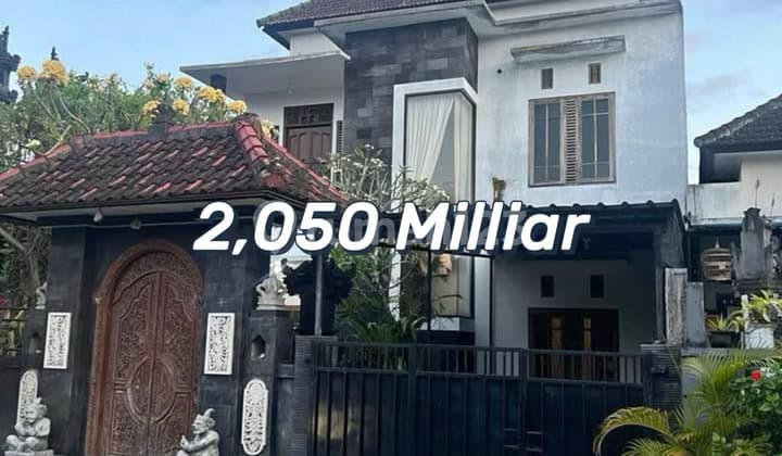 For Sale – Modern 2-Story House in a Strategic Location, Tibung Sari, Kebo Iwa, North Kuta – Bali