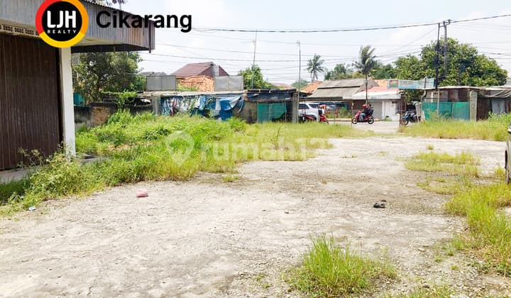 Dijual Kavling Lt 1.215 M2 di Jl. Raya Lemah Abang Cikarang Utara
