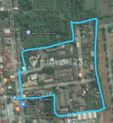 Lahan Komersil Di Jl. Kamal Raya Dkt Taman Kencana