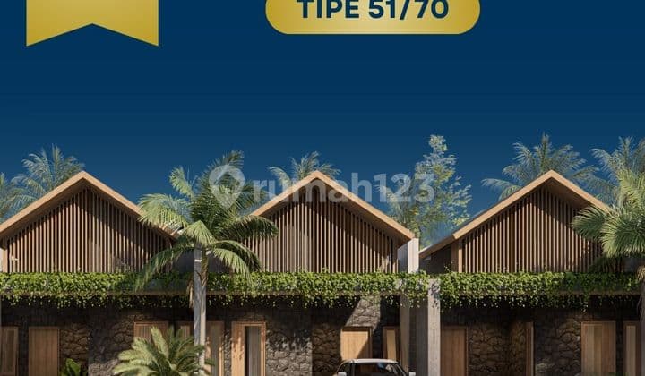 House in Salatiga: Central Salatiga Location, Modern Tropical Concept, Type 51/70