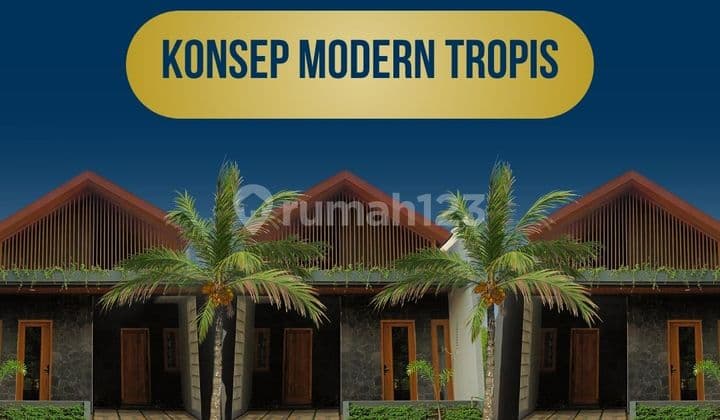 Rumah Modern di Salatiga : Lokasi di Tengah Kota Konsep Modern Tropis Tipe 51/70