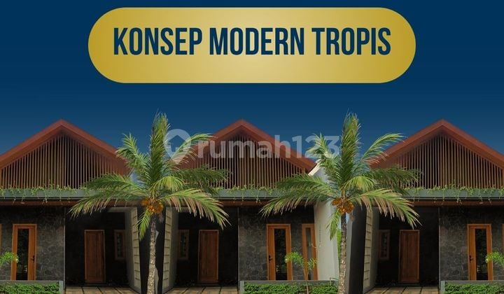 Rumah Modern di Salatiga : Lokasi di Tengah Kota Konsep Modern Tropis Tipe 51/70