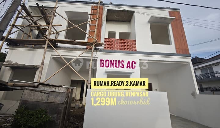 Rumah Ready Tingkat 3 Kamar Dekat Waterpark Citraland Cargo Ubung Denpasar Bali