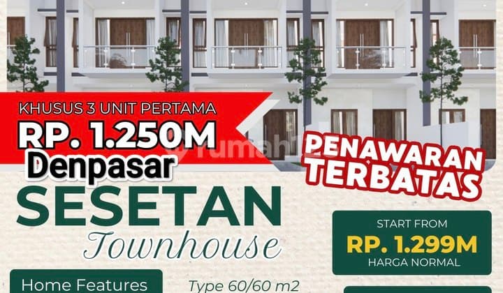 Perumahan Kpr Murah Tingkat 3 Kamar Sesetan Denpasar Bali