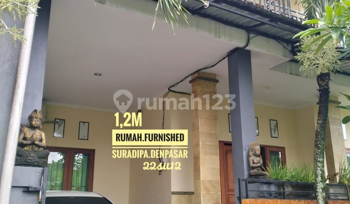 For Sale Furnished Two-Story House Suradipa Peguyangan Denpasar Bali