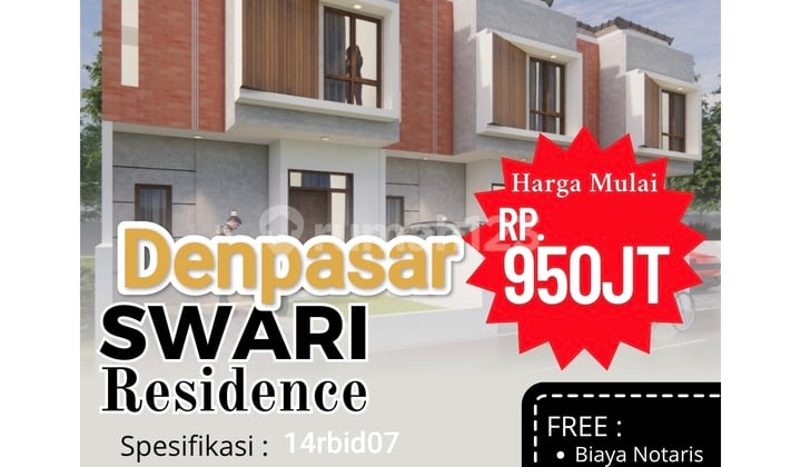 Jual Rumah Tingkat 3 Kamar Dekat Pasar Badung Cokro Terminal Ubung Denpasar Bali