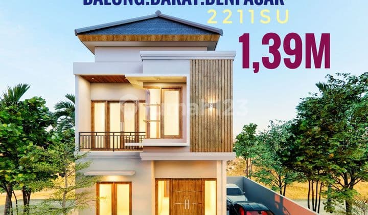 Jual Rumah Cluster 3 Kamar Dekat Kerobokan Canggu Dalung Barat Denpasar Bali