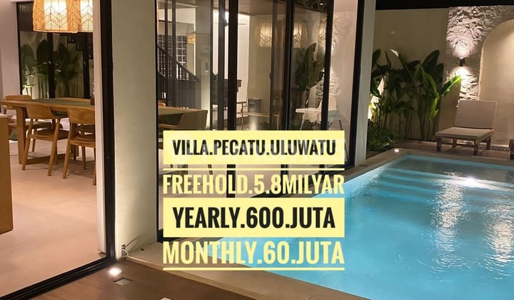 Sewa Rent Villa Pecatu Uluwatu Bali