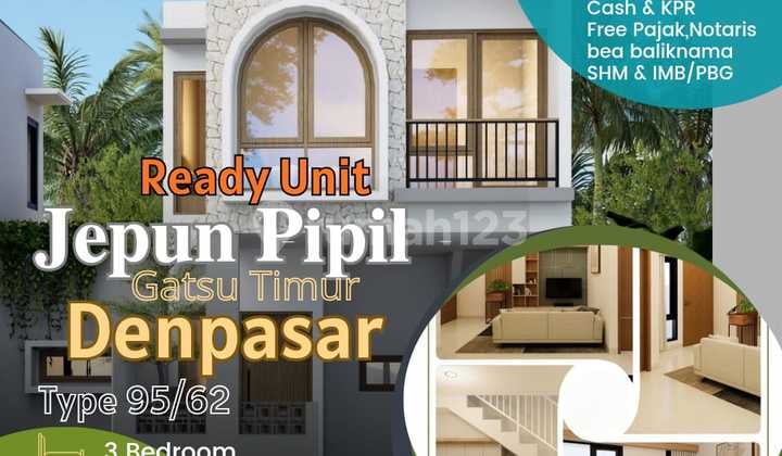 Jual Rumah Baru Dekat Pantai Sanur Gatsu Timur Denpasar Bali