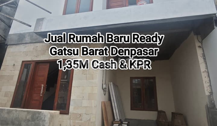 Jual Rumah Baru Ready 3 Kamar Dekat Poltabes Denpasar Bali