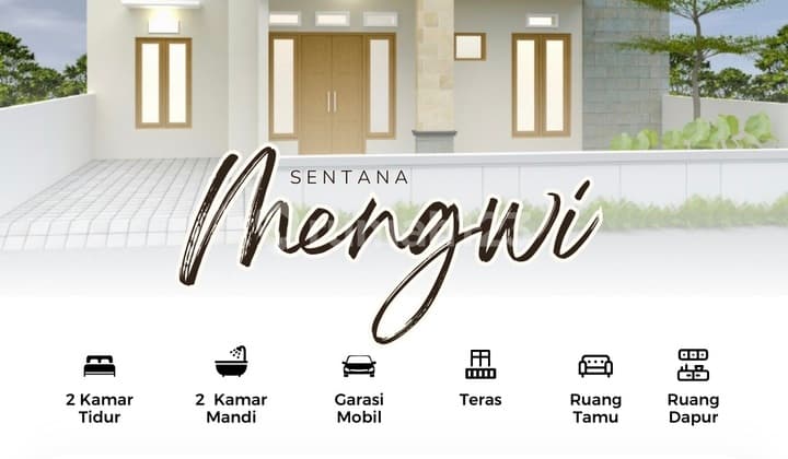 Jual Rumah Siap Huni Dekat Wisata Taman Ayun Kapal Puspem Badung Bali