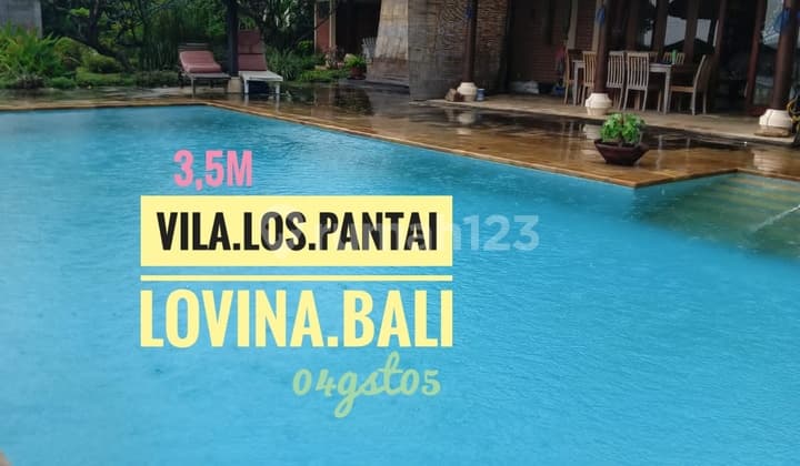 Jual Vila Tepi Los Pantai Lovina Singaraja Buleleng Bali