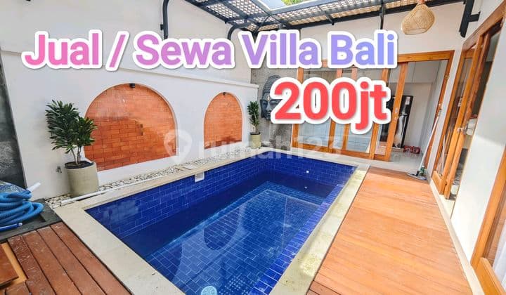 Jual Villa Murah Siap Pasive Income di Bali