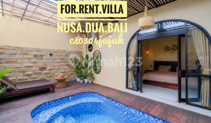 For Rent Sewa Villa Nusa Dua Bali