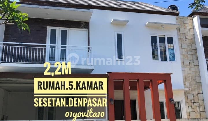 Jual Rugi Rumah 5 Kamar Full Furnished Dekat Rs Sanglah Univ Udayana Sekolah Kristen Harapan Sesetan Denpasar Selatan Bali