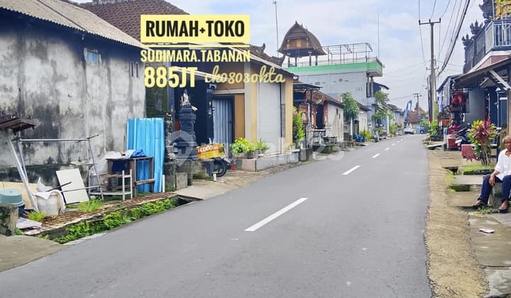 Jual Rumah Toko Cocok Usaha Strategis Pinggir Jalan Utama Sudimara Tabanan Bali