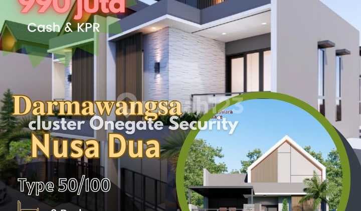 Perumahan Onegate Cluster Security Kampial Nusa Dua Jimbaran Badung Bali