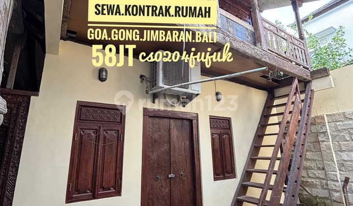 Kontrak Sewa Rent Rumah Style Joglo Dekat Gwk Jimbaran Bali
