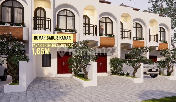 For Sale 3 Level House Rooms Ready Near Pasar Kreneng Renon Denpasar Bali