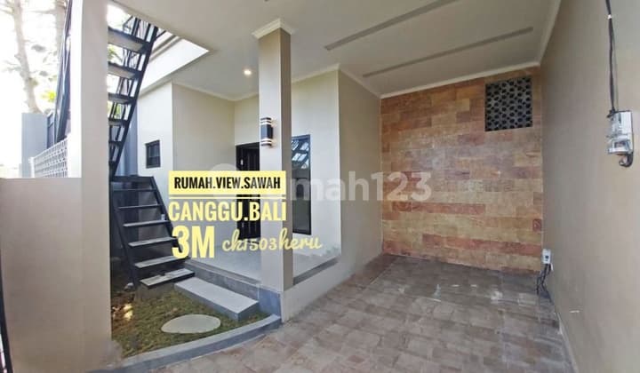 Rumah Dijual View Sawah Canggu Bali