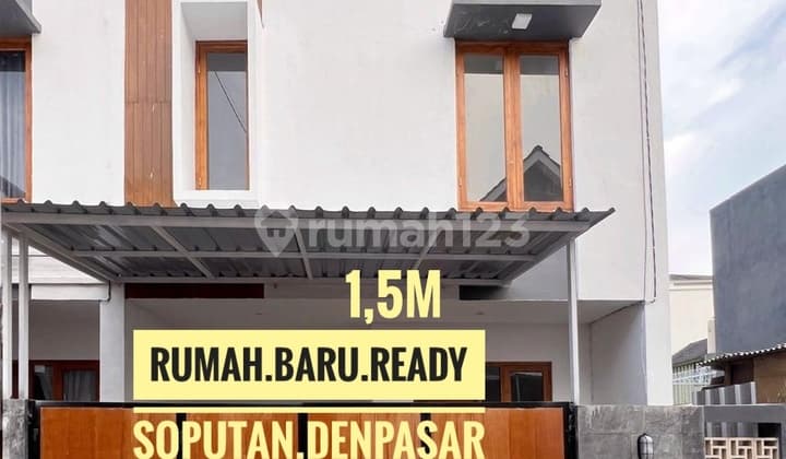 Jual Rumah Baru Siap Huni Cluster Onegate Security Di Soputan Denpasar Bali