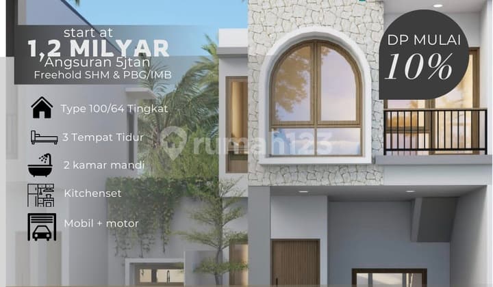 Sell New House Ready View Rice Fields Near Sanur Denpasar Bali