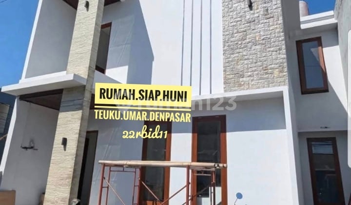 Jual Rumah Baru 3 Kamar Dekat Level21 Mall Sekolah Santo Yosef Renon Denpasar Bali