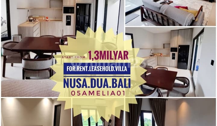 For Rent Sewa Kontrak Leasehold Villa Kampial Nusa Dua Jimbaran Bali