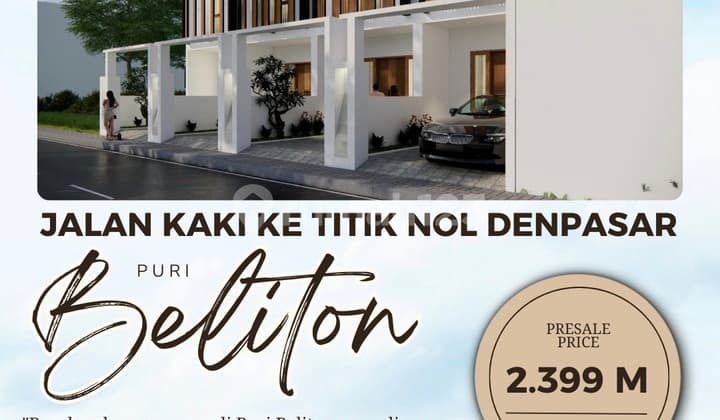 Jual Rumah Toko Ruko Dekat Lapangan Puputan Pasar Badung Renon Denpasar Bali