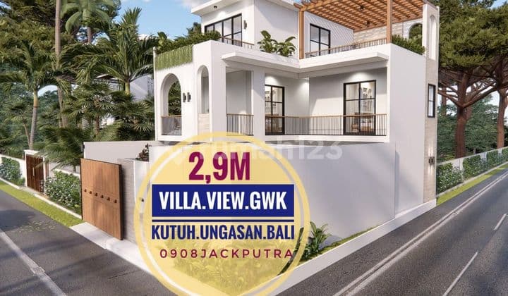 Jual villa view Gwk Kutuh Jimbaran Bali