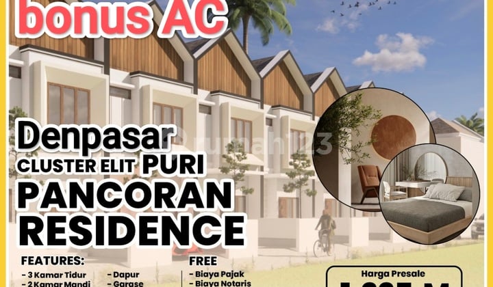 Perumahan Strategis 3 Kamar Tukad Pancoran Panjer Renon Denpasar Bali
