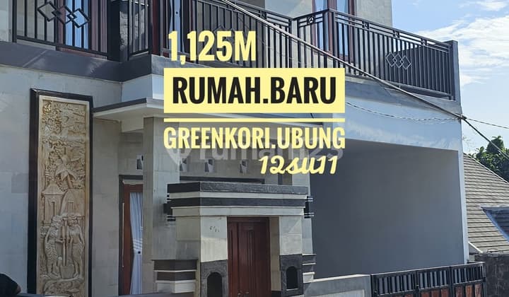 Jual Rumah Baru Siap Huni Tingkat 3 Kamar Perum Greenkori Nuansa Hijau Utama Ubung Denpasar Bali