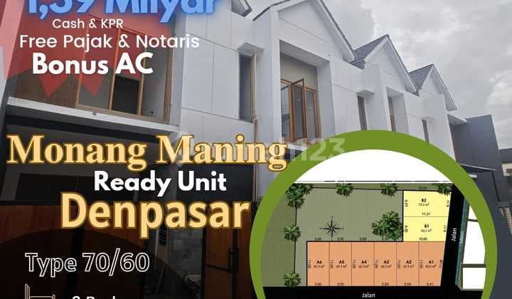 For Sale Ready Unit Siap Huni Rumah Di Monang Maning Denpasar Bali