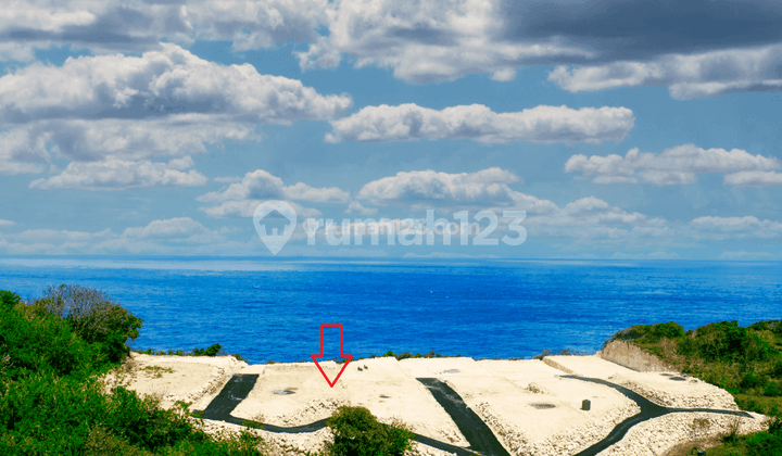 Turun harga Kelingking Beach View Los Tebing, Tanah Kavling Siap Bangun di Pinggir Tebing