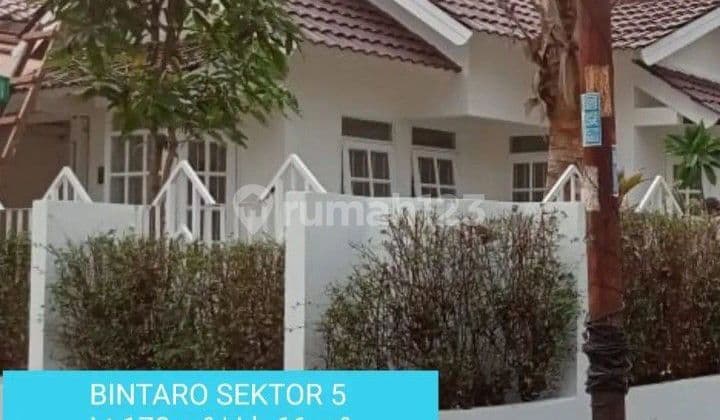 Dijual Rumah Dalam Komplek Besar Bintaro Sektor 5 Tangsel