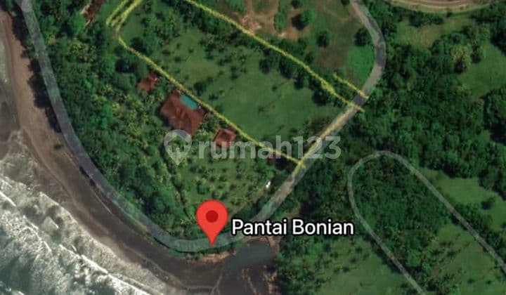 Dijual Tanah 1 Hektar Tepi Pantai Bonian Tabanan