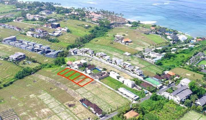 Dijual Tanah Kavling Luas Kecil untuk Villa Pribadi Pantai Cemagi Bali