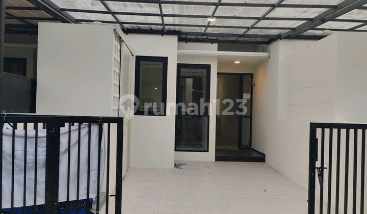 Rumah 1 Lantai Modern Di Cisaranten Kulon Arcamanik Bandung, Shm, Bonus Kolam Mini & Siap Huni