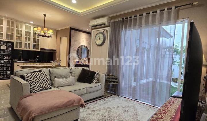 Rumah Cantik Furnished Siap Huni BSD Greenwich Luas 160M Cakepp Lokasi Terbaik