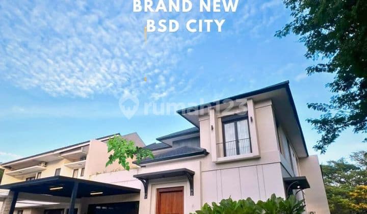 Rumah Mewah Cakepp Modern Tropical Houselokasi Di Bsdbrand New Bsd Citylt 340lb 3504+1 Kamar Tidur4+1 Kamar Mandiopen Space Lantai Bawah Marmerlantai Atas Spc Pintu Dan Tangga Kayu Jati
