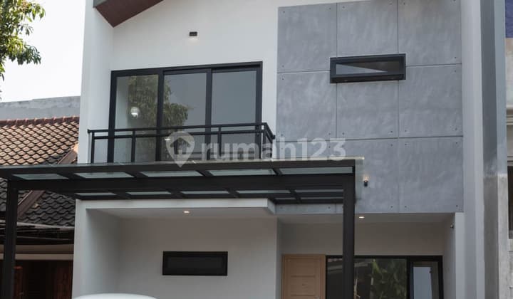 Rumah Brand new bagus siap huni Di Alam Sutera Bangunan Mandiri , Modern Tropis 2 Lantai Alam Sutera Flamboyan Lt 112 M2 (7×16M) Lb 170 M2 Kt 3, Km 3 Hadap Selatan Shm Harga 2,9 Milyar Nego