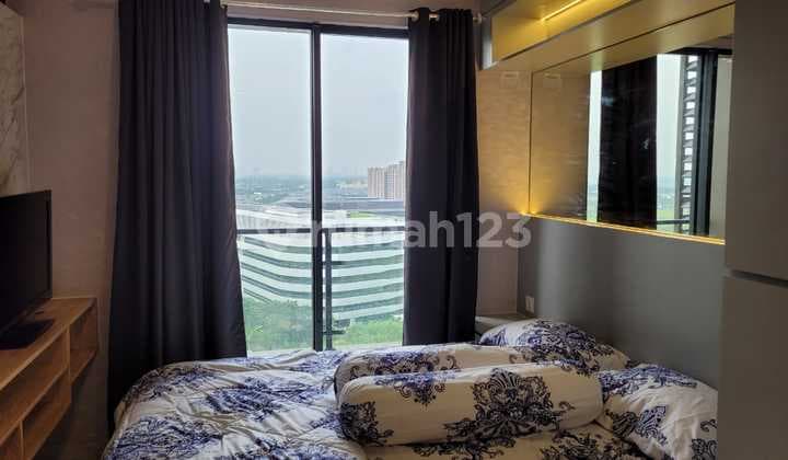 Jual Cepat Murah Harga Super B U>> Apartemen Sky House BSD Tower Leonie Tipe Studio Full Furnished Interior Mewah Siap Huni Hanya 3 Menit Menuju ke Seluruh Fasilitas Terbaik di BSD City Seperti Aeon Mall, Universitas Prasetiya Mulya, The Breeze Bsd>>