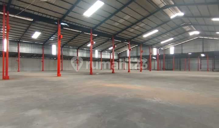 Disewakan Gudang Siap Pakai Depan Jalan Raya Legok Dekat ke Tol Karawaci